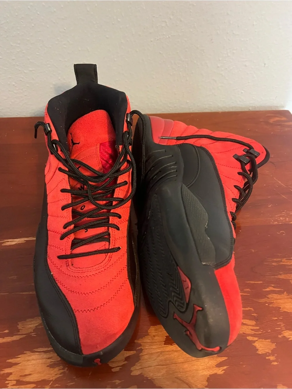 Air Jordan 12 Reverse Flu Size 14 $200 or best offer - Picture 5 of 8